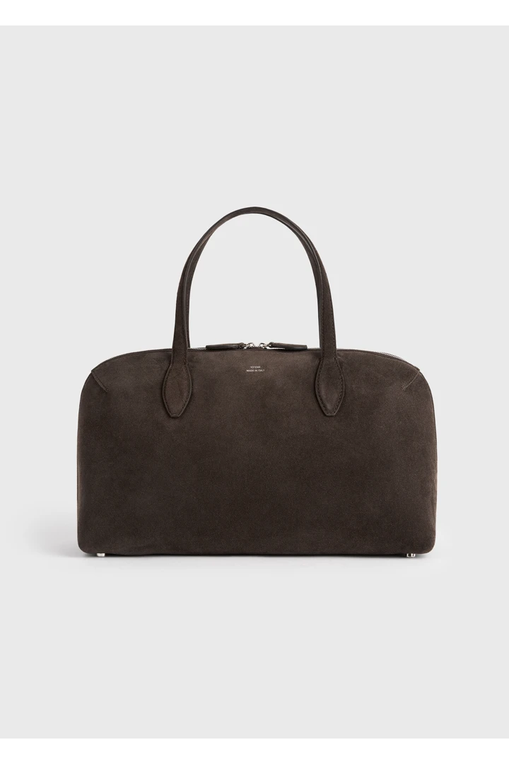 TOTEME default image 3 of 브라운 in 미디엄 스웨이드 데이 토트 브라운