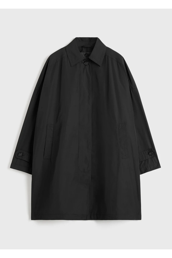 TOTEME default image 1 of 블랙 in 카 코트 블랙