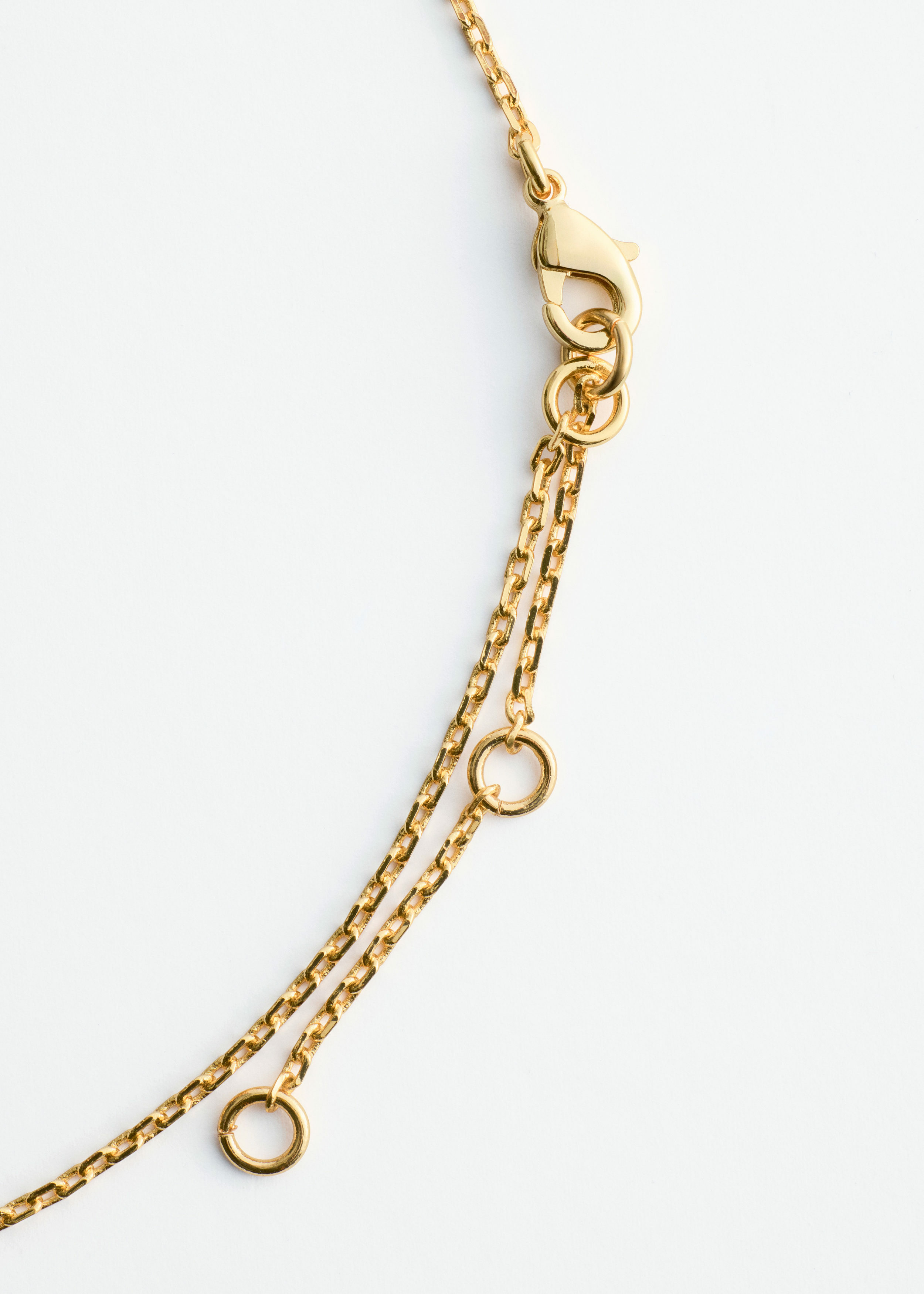 앤아더스토리즈 하트 펜던트 네크리스의 골드컬러 Product입니다.