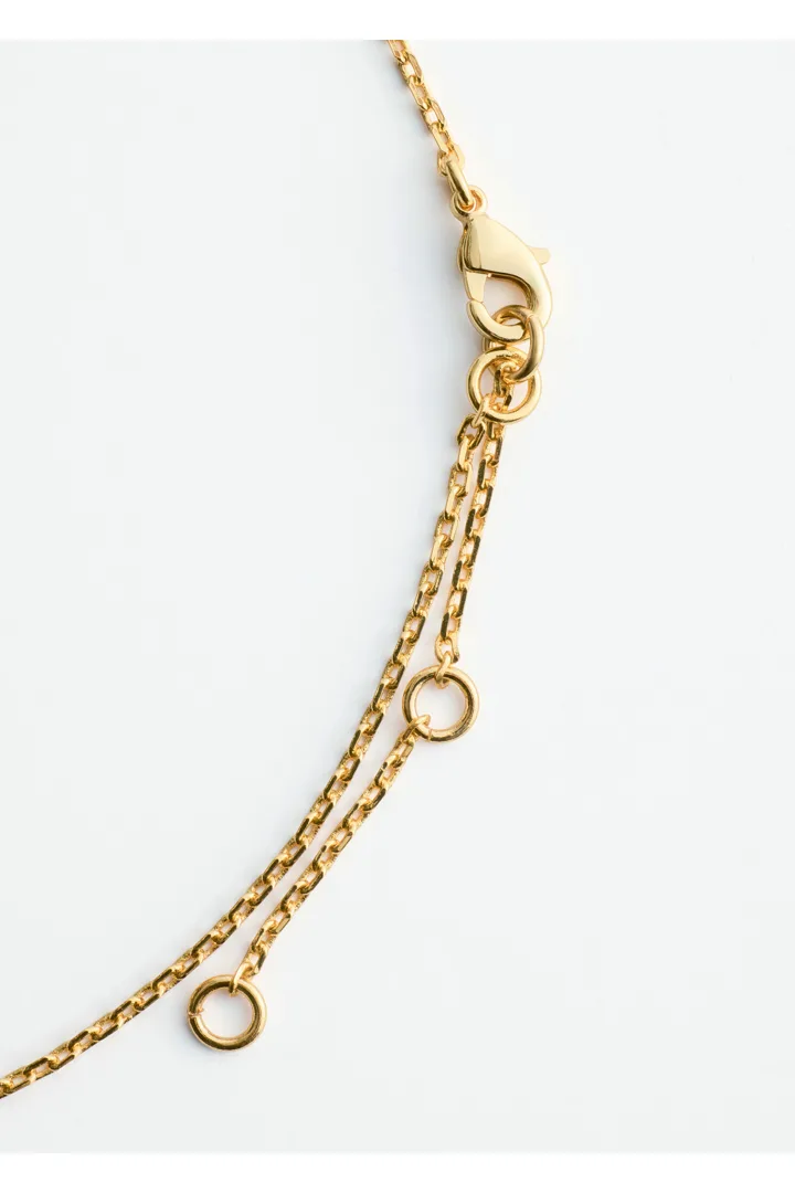 앤아더스토리즈 하트 펜던트 네크리스의 골드컬러 Product입니다.