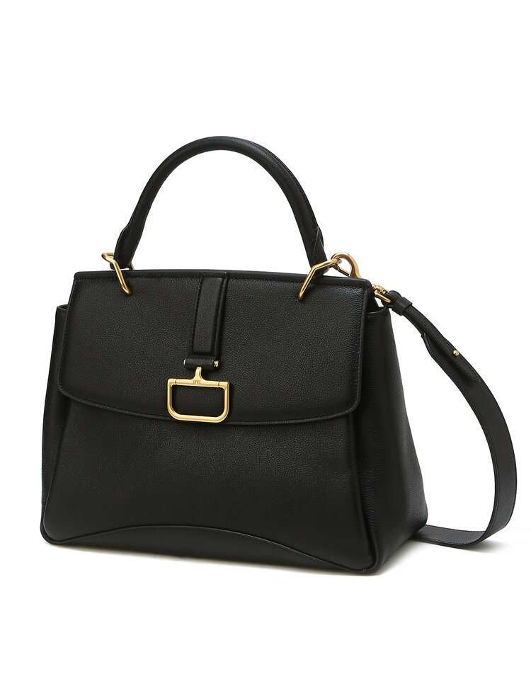 주식회사 LF [현대백화점] [H.Point Pay현대백화점카드5%즉시할인~03/29]DCBA5E823 버크백 샬롯 블랙 가죽 미디엄 토트백