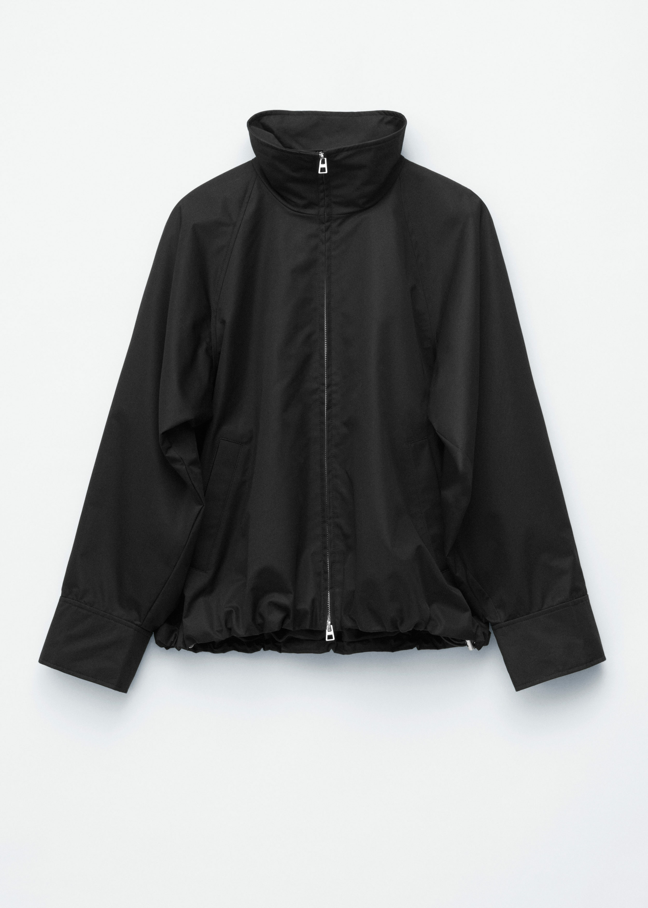 앤아더스토리즈 집업 트윌 자켓의 블랙컬러 Product입니다.