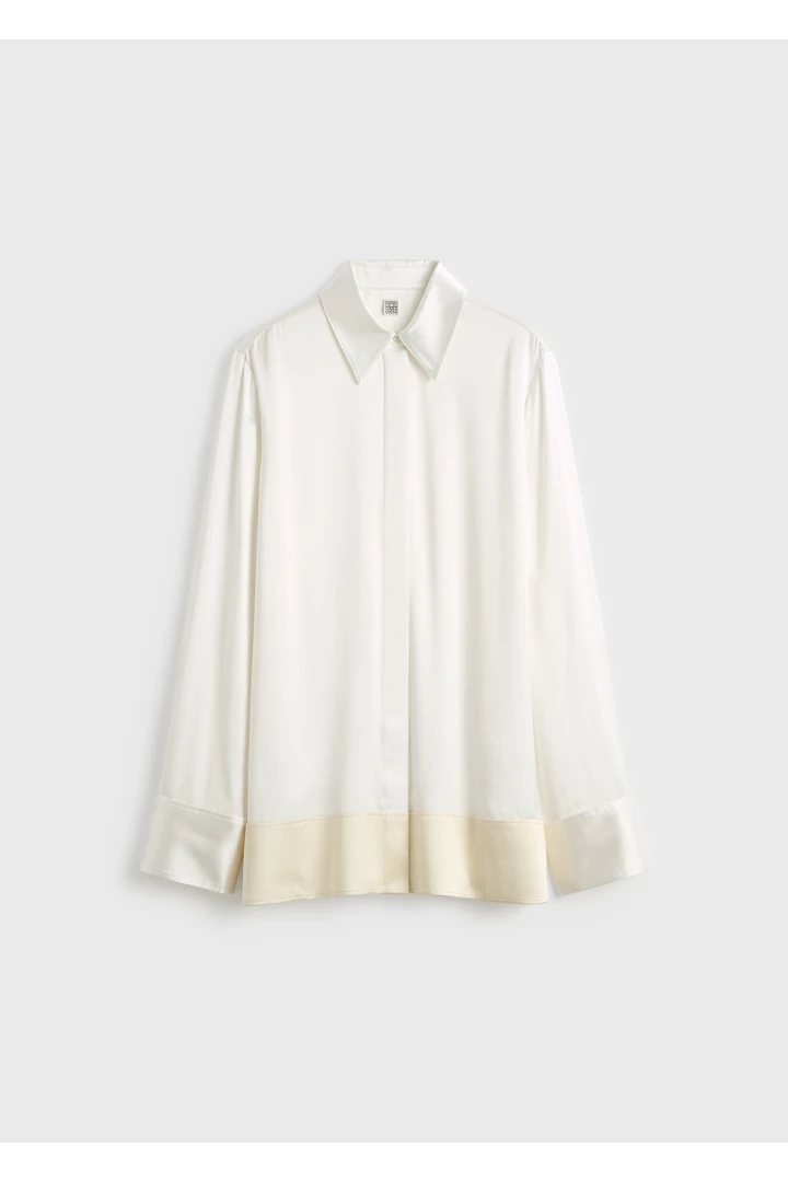 TOTEME default image 14 of 화이트 in 소프트 턱시도 셔츠 화이트