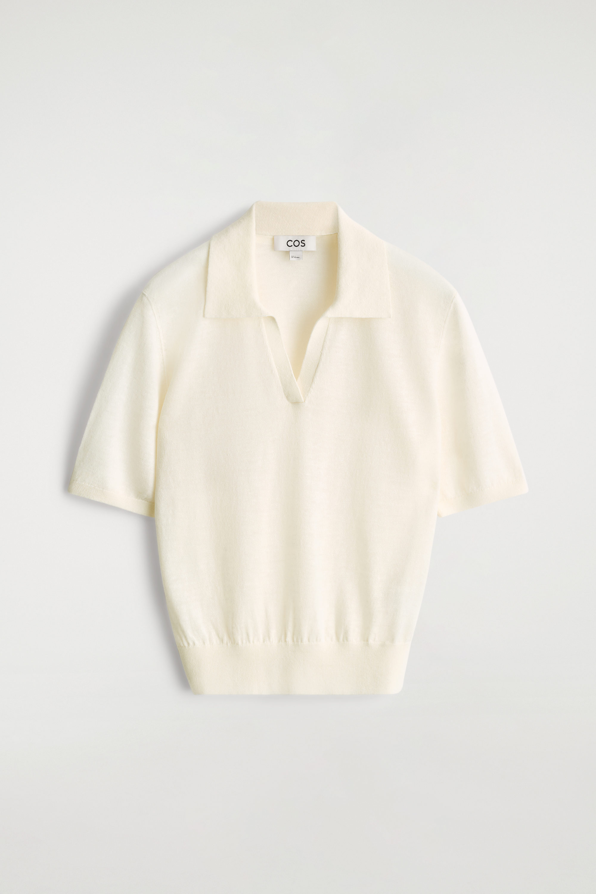 니티드 리넨 메리노 폴로 셔츠