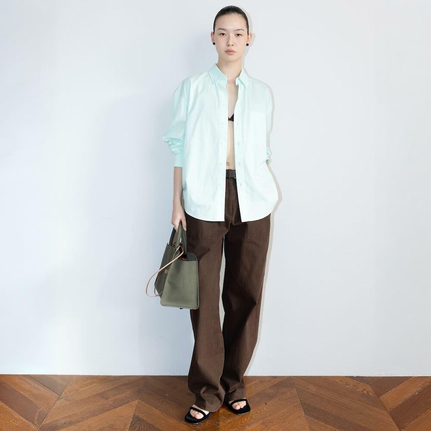 삼성물산 패션부문 [현대백화점] [KB국민카드, H.Point PayKB국민카드6%할인~09/27]Aperture Basic Shirt  Apple Green TA6264A02K +할인쿠폰