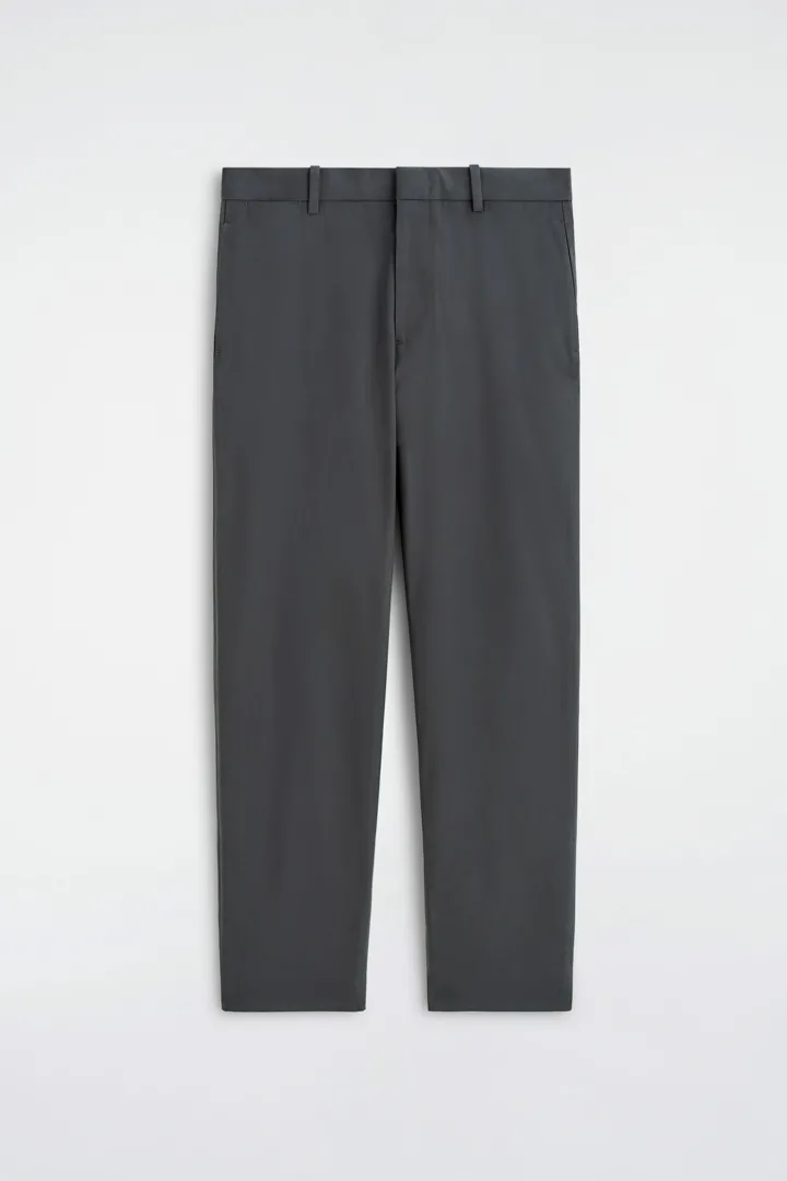 COS default image 25 of 그레이 in 코튼 스트레이트 레그 치노