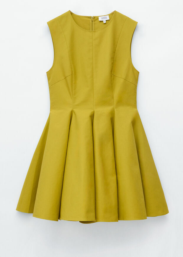 앤아더스토리즈 플리츠 미니 드레스의 샤르트뢰즈컬러 Product입니다.