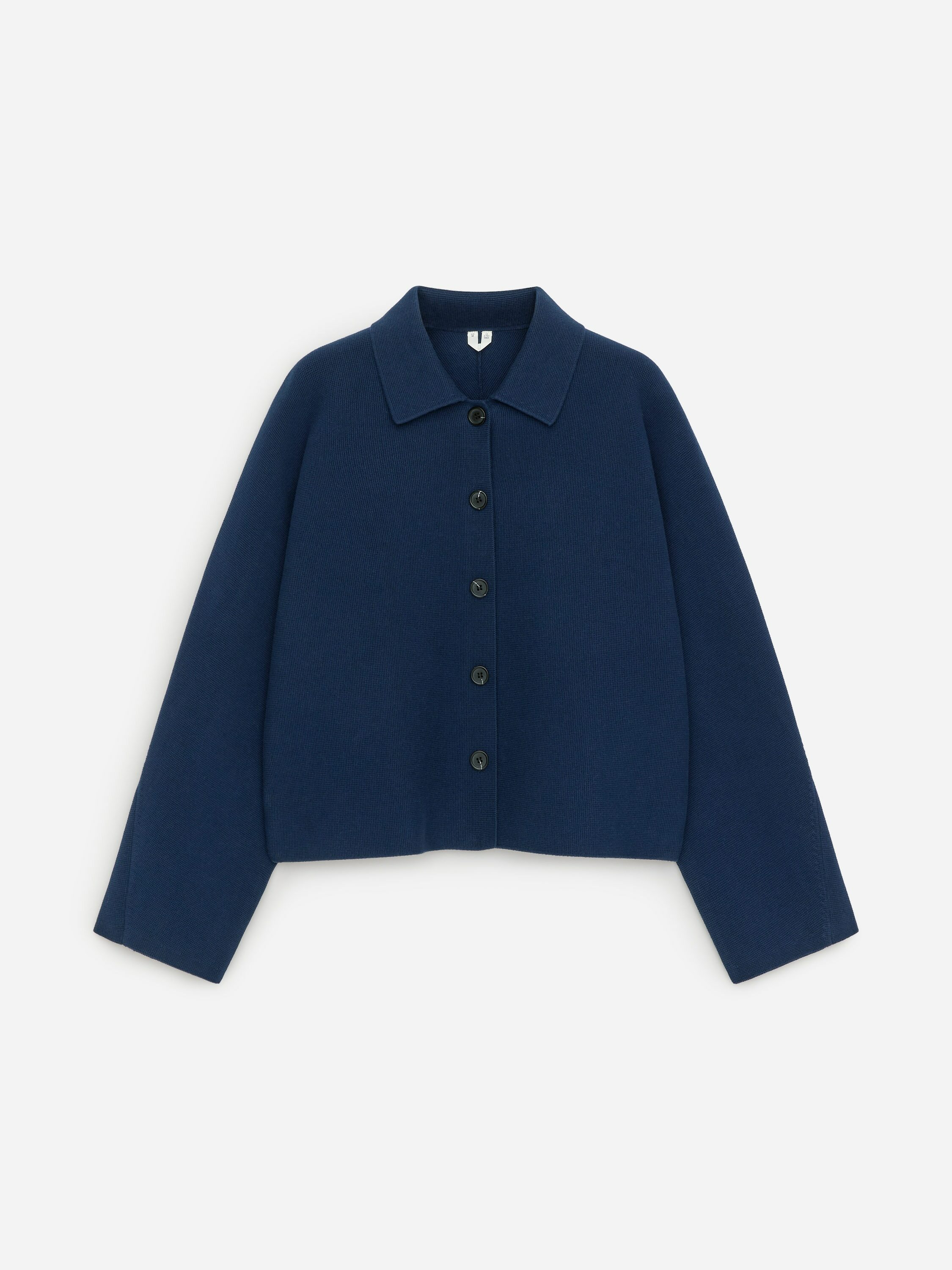 ARKET default image 6 of Blue in 니티드 코튼 재킷