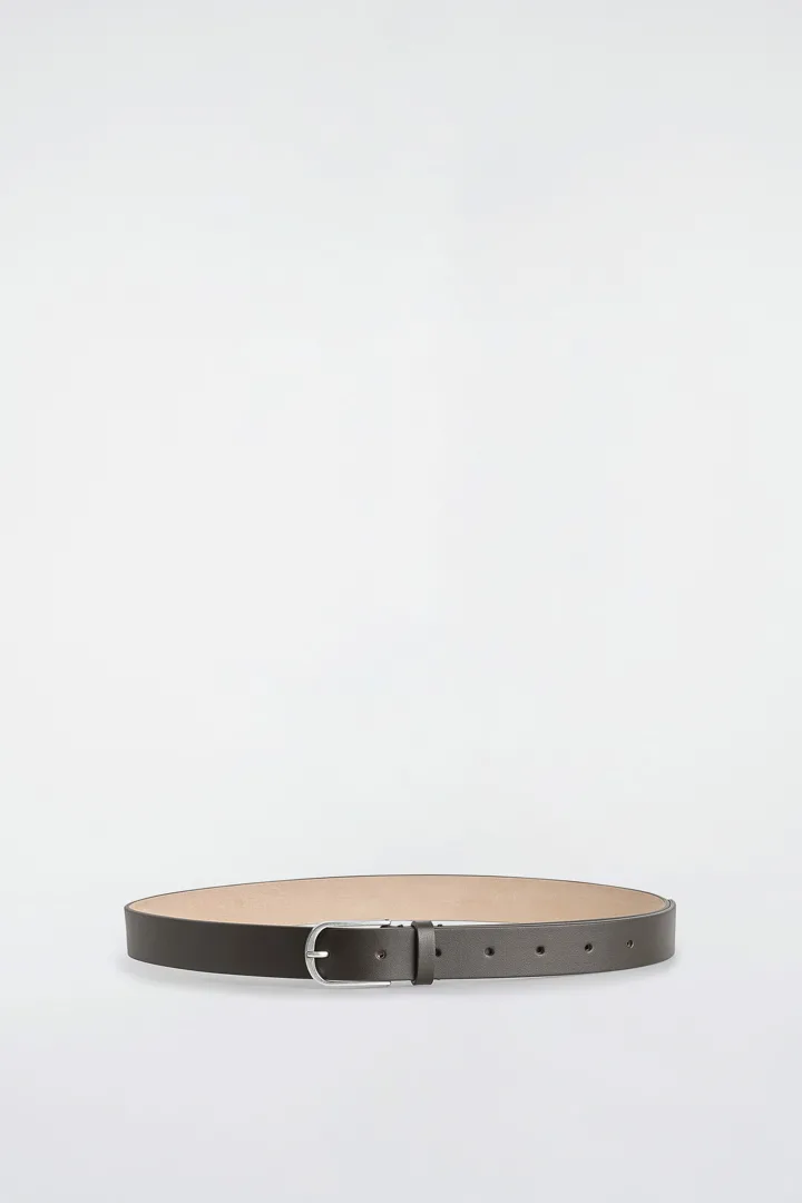 COS default image 2 of 브라운 in 라운드 버클 레더 벨트