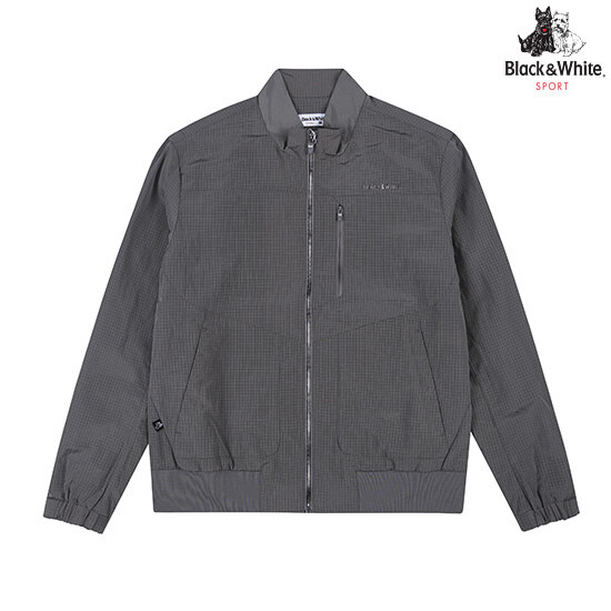 블랙앤화이트 [현대백화점] 남성 립 나일론 안감 자켓 1106GAWN_GREY +할인쿠폰