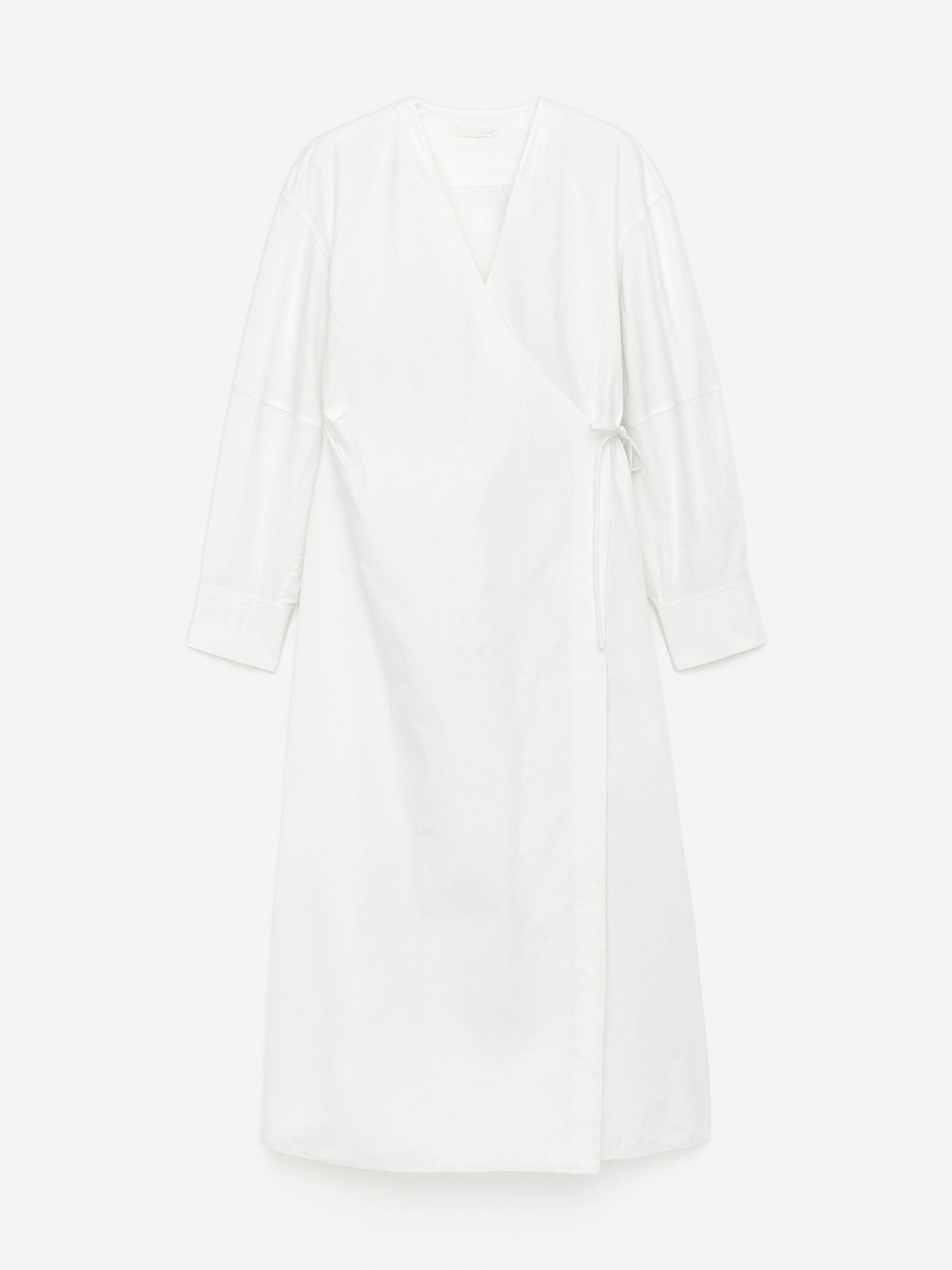 ARKET default image 6 of White in 코튼 랩 드레스