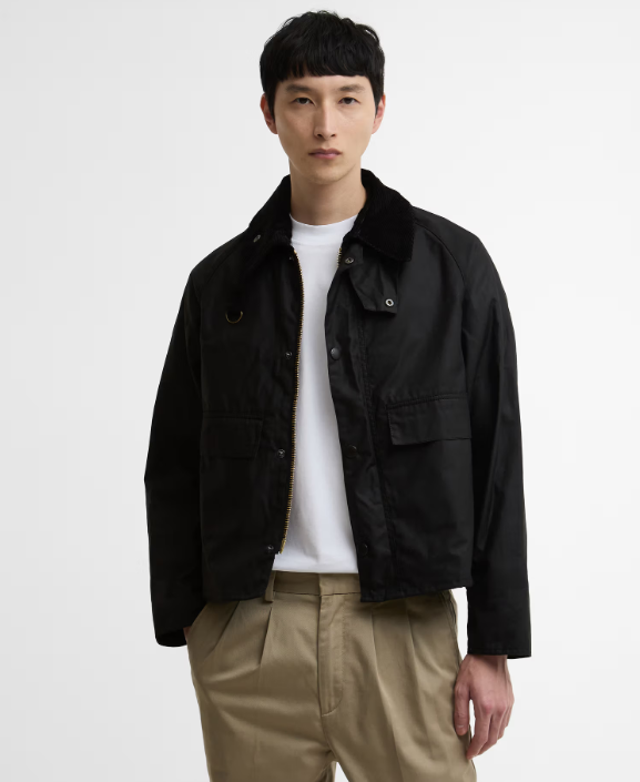 주식회사 LF [현대백화점] [KB국민카드, H.Point PayKB국민카드6%할인~09/27]바버 Barbour 남성 URJA6E021BK 블랙 Spey 왁스 자켓 스페이 Wax Jacket +할인쿠폰