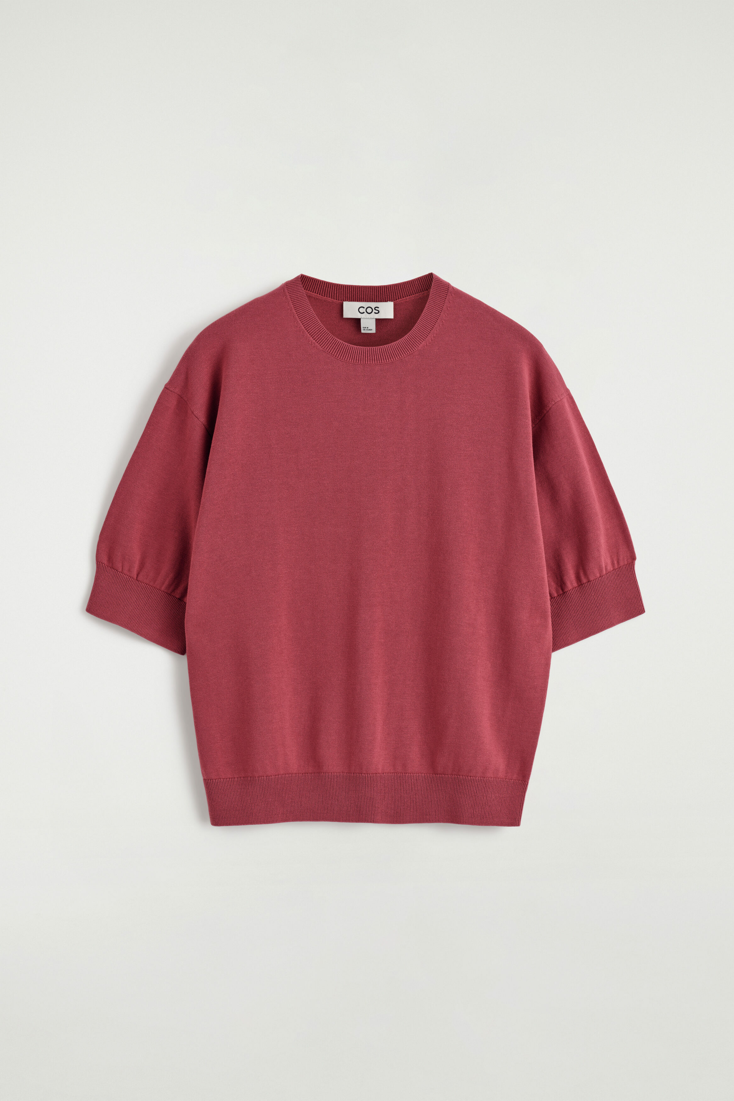 니티드 코튼 티셔츠