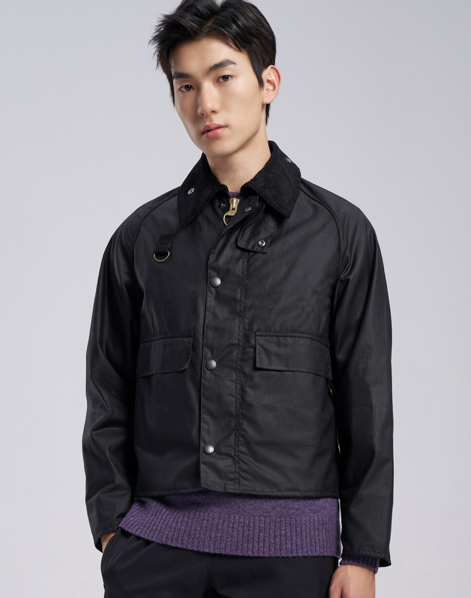 주식회사 LF [현대백화점] [KB국민카드, H.Point PayKB국민카드6%할인~09/27]바버 Barbour  남성 블랙 카키 Spey 왁스 자켓 URJU5E012 스페이 Wax Jacket +할인쿠폰