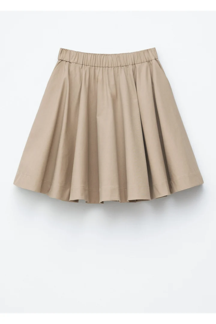 &OS image Style With default 1 of null in 플레어 니 렝스 스커트