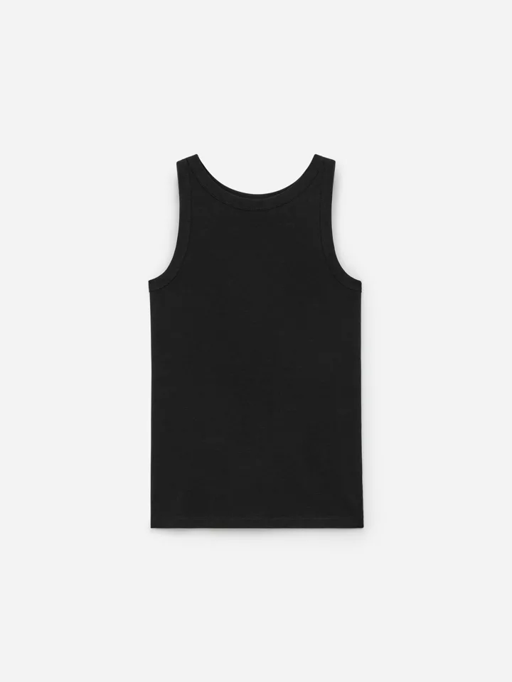 ARKET default image 11 of Black in 리브드 슬리브리스 탑