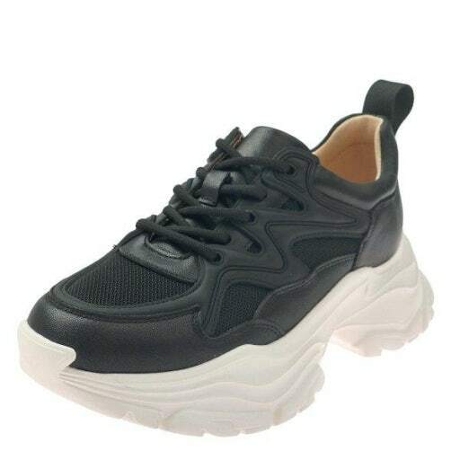 탠디 (Tandy) 여성화 키 높이 스니커즈 J1564 BLACK 6Cm 상품 이미지