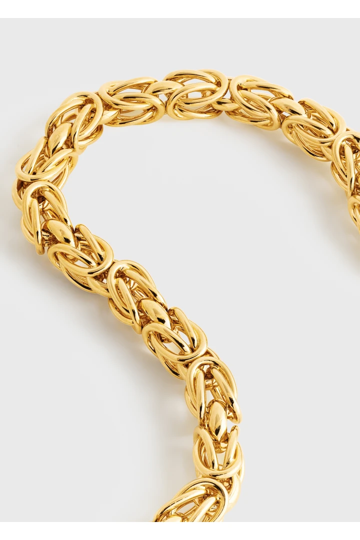 TOTEME 비잔틴 칼라 네크리스 골드의 골드컬러 2번쨰 이미지입니다.