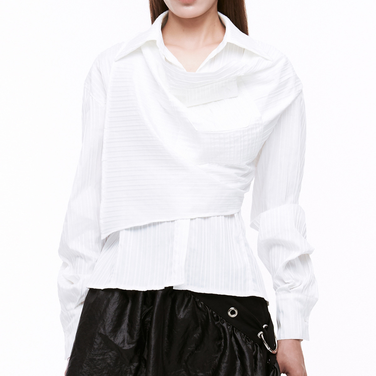 아드베스 [현대백화점] [KB국민카드, H.Point PayKB국민카드6%할인~10/08]Draping Shirt (White) U24DSP10 +할인쿠폰
