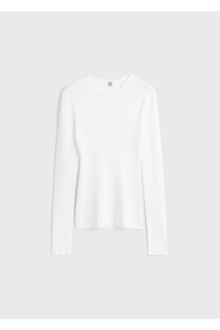 컴팩트 코튼 탑 화이트