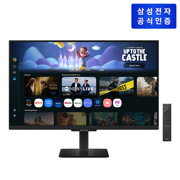 삼성전자 [현대백화점] FHD 스마트모니터 M5 LS27FM502EKXKR 블랙 +할인쿠폰