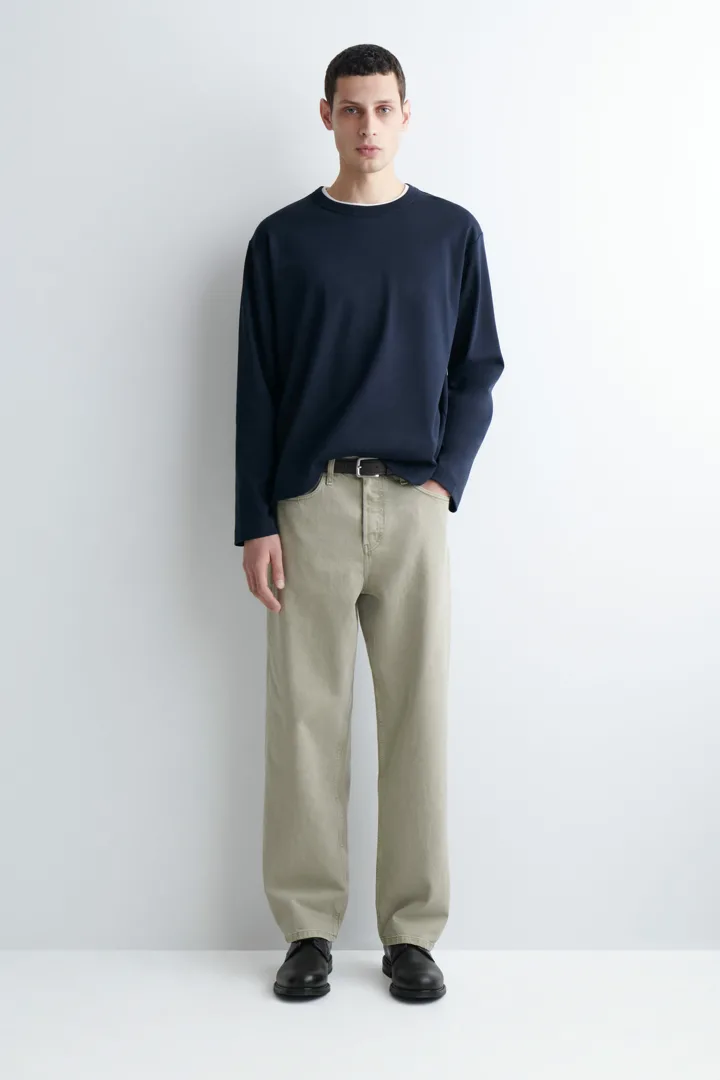 COS default image 3 of 그린 in RIDER 스트레이트 레그 진