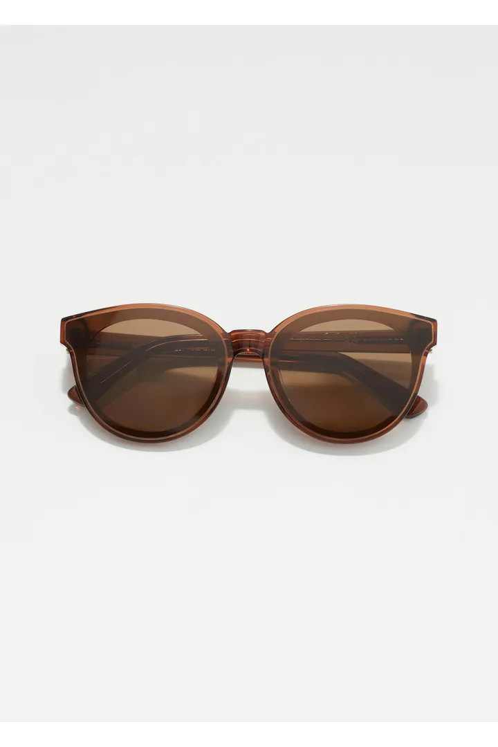 앤아더스토리즈 라운드 프레임 아세테이트 선글라스의 브라운컬러 Product입니다.