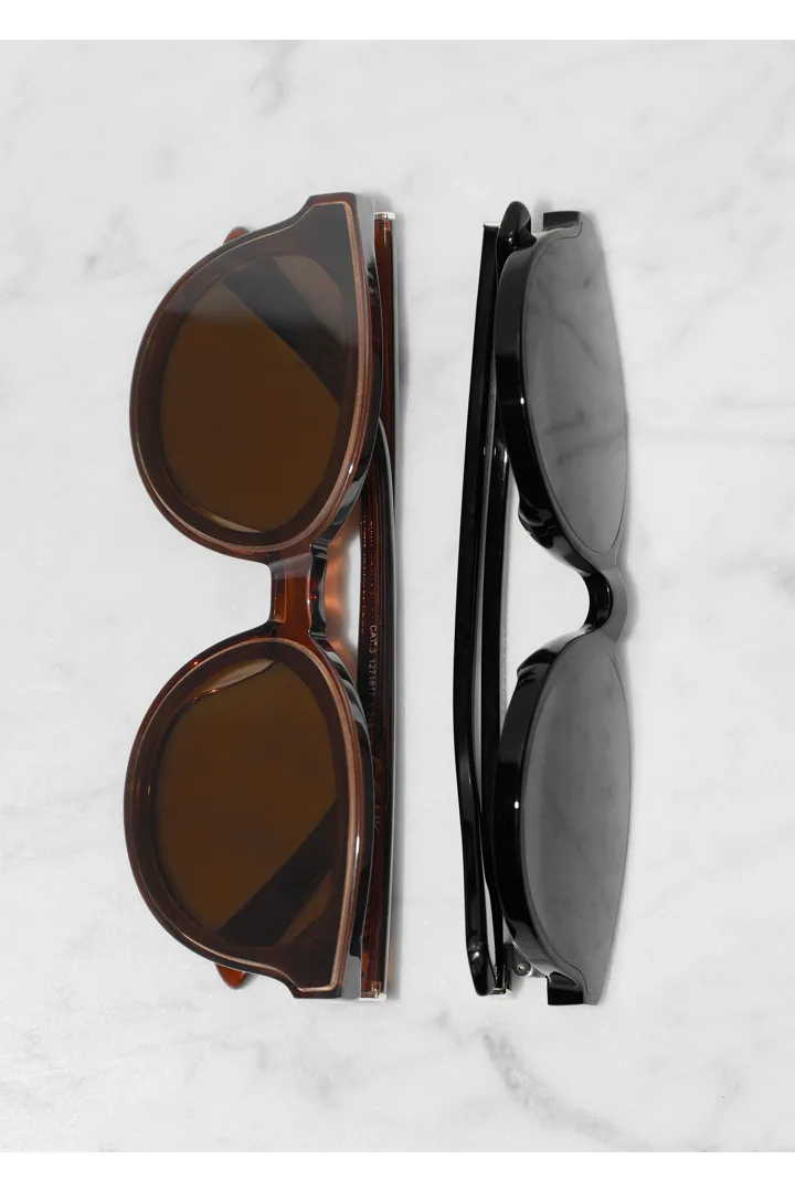 앤아더스토리즈 라운드 프레임 아세테이트 선글라스의 브라운컬러 Product입니다.