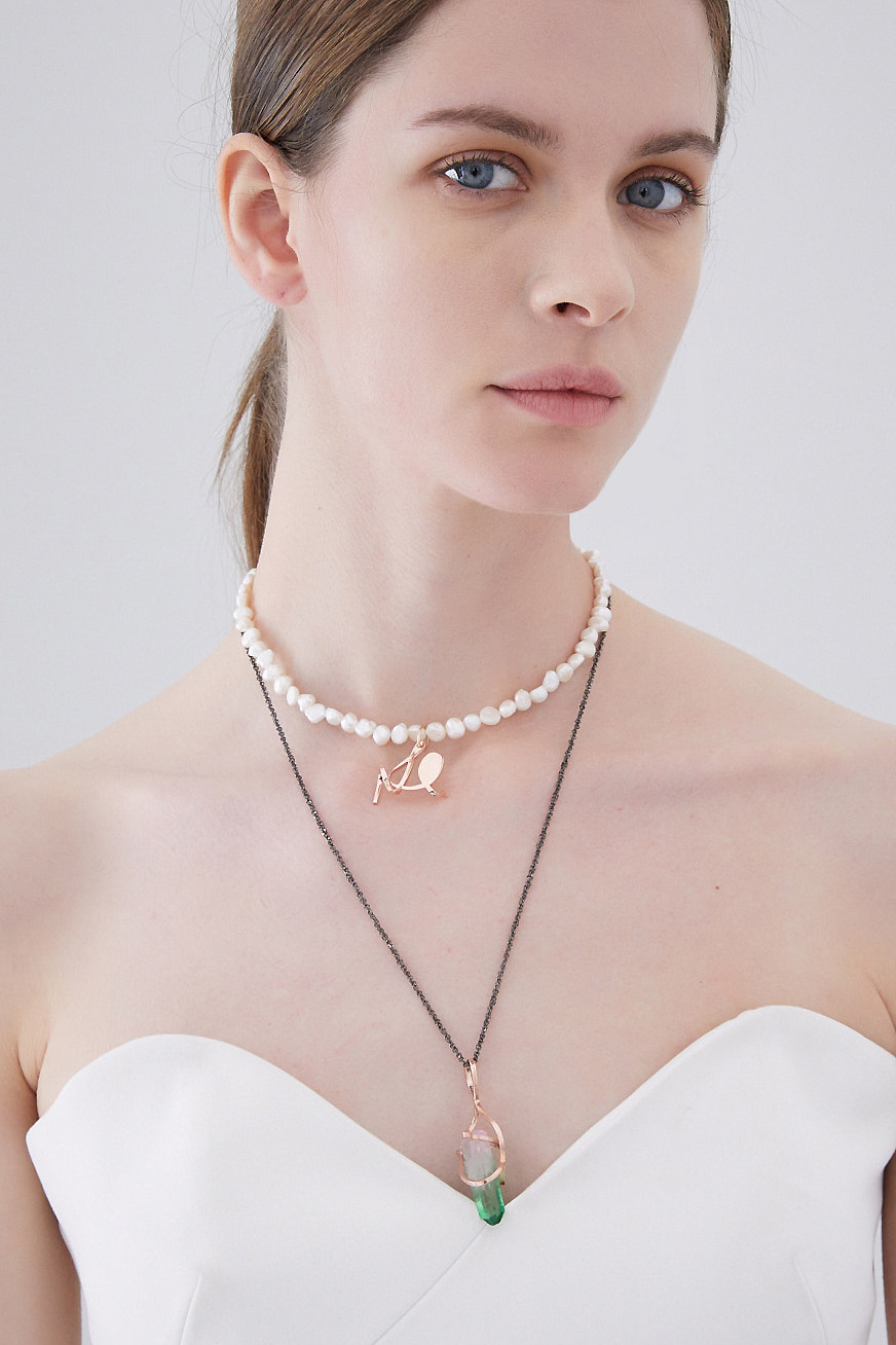 하지나인터내셔널 [현대백화점] [KB국민카드, H.Point PayKB국민카드7%할인~08/26]6mm Tous Les Pearl Neckalce - avec pendant