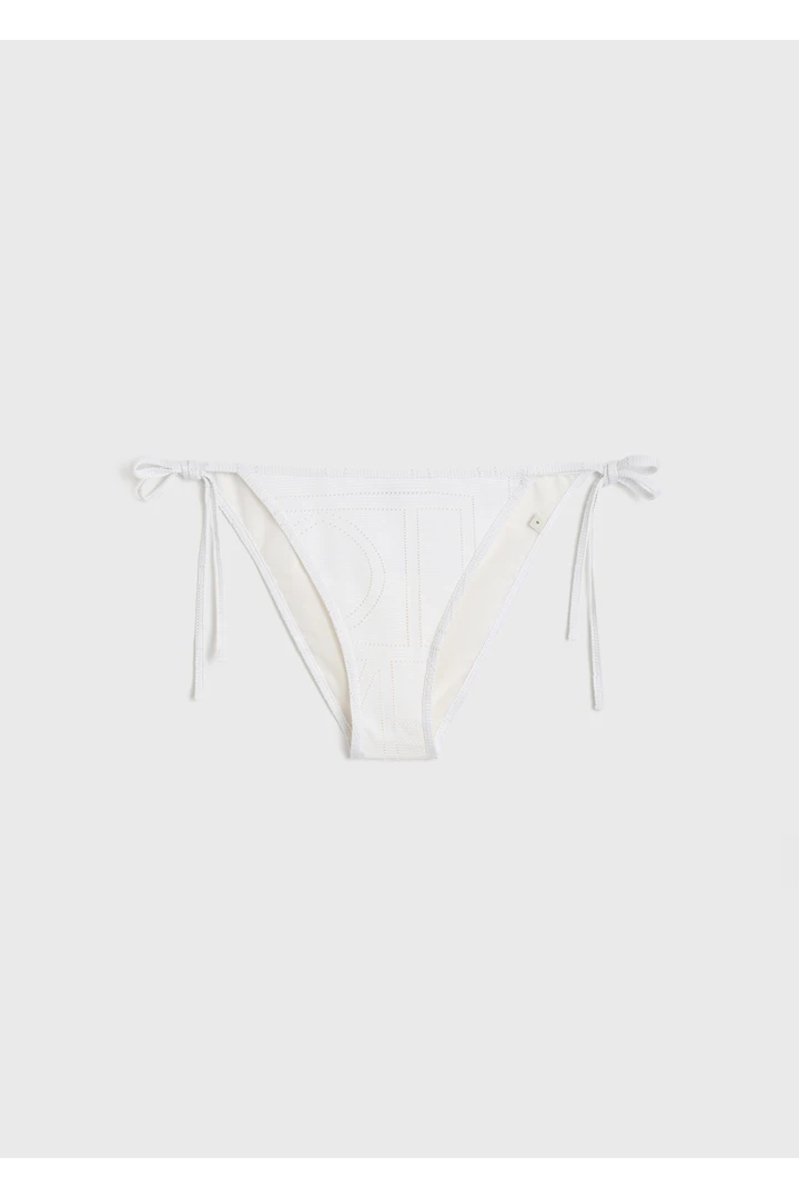 TOTEME 모노그램 포인텔 비키니 바텀 화이트의 화이트컬러 5번쨰 이미지입니다.