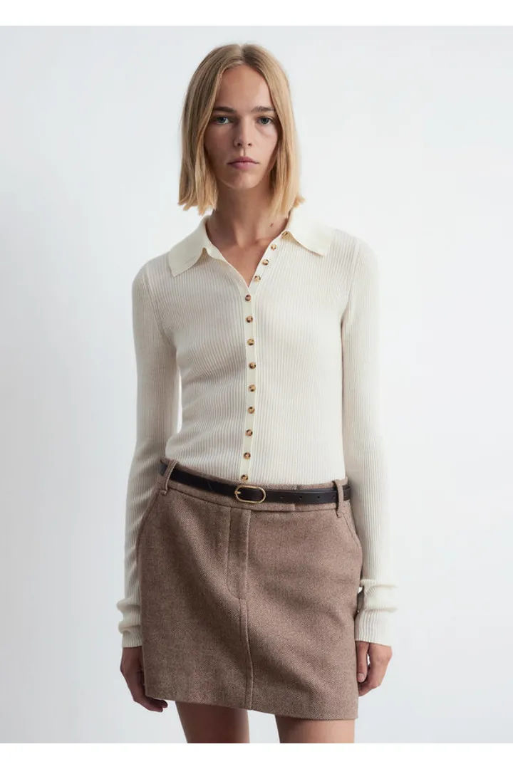 앤아더스토리즈 울 미니 스커트의 토프컬러 ECOMLook입니다.