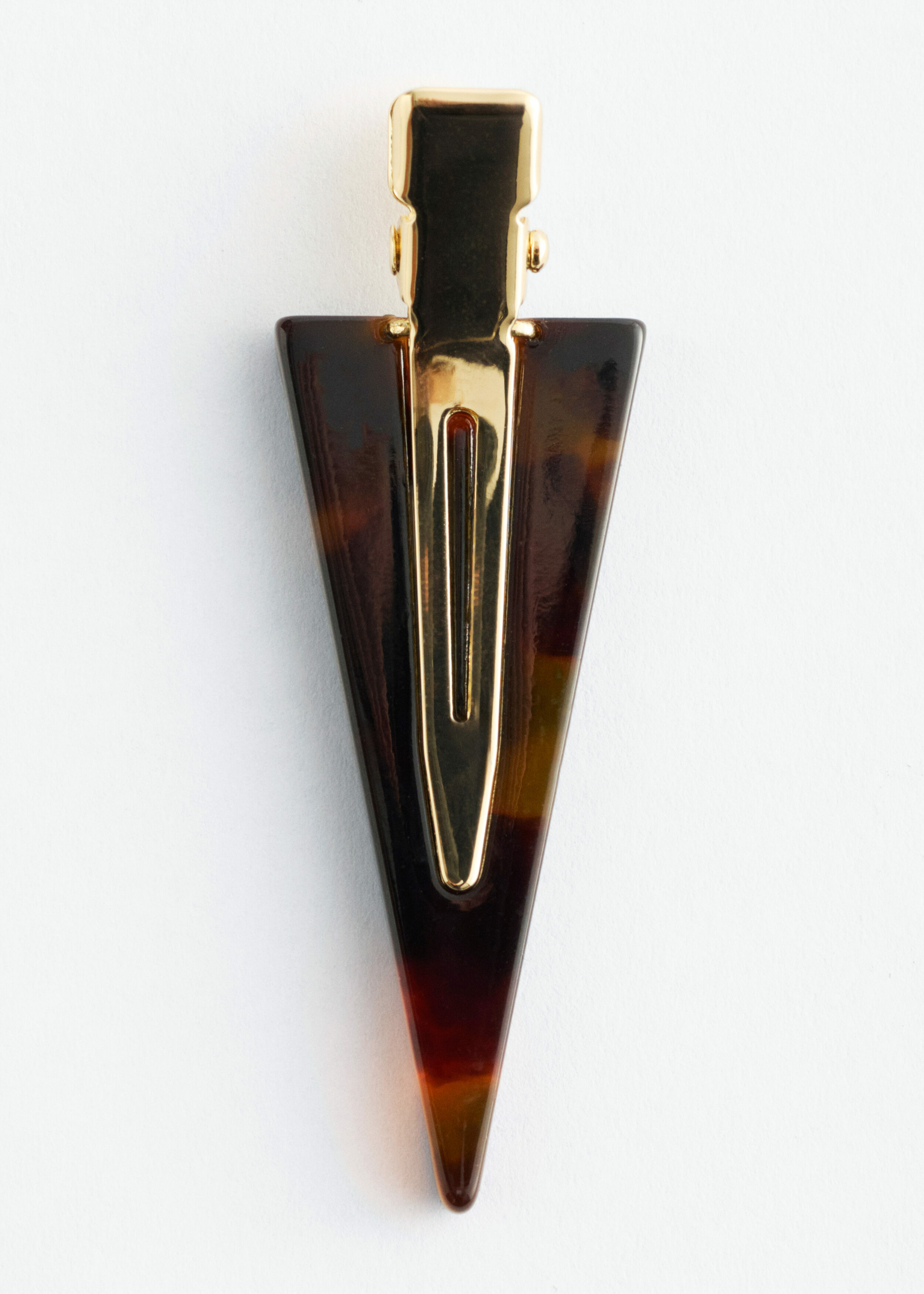 앤아더스토리즈 미니 터토이즈셸 헤어 클립의 브라운/터토이즈컬러 Product입니다.