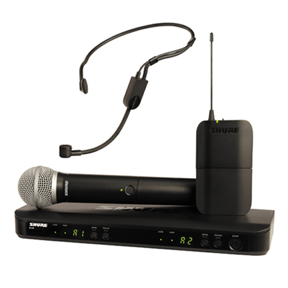 네오뮤직 [현대백화점] [슈어무선시스템] Shure BLX1288/P31 무선마이크 시스템/마이크+바디팩+헤드셋/2채널 [정품] +할인쿠폰