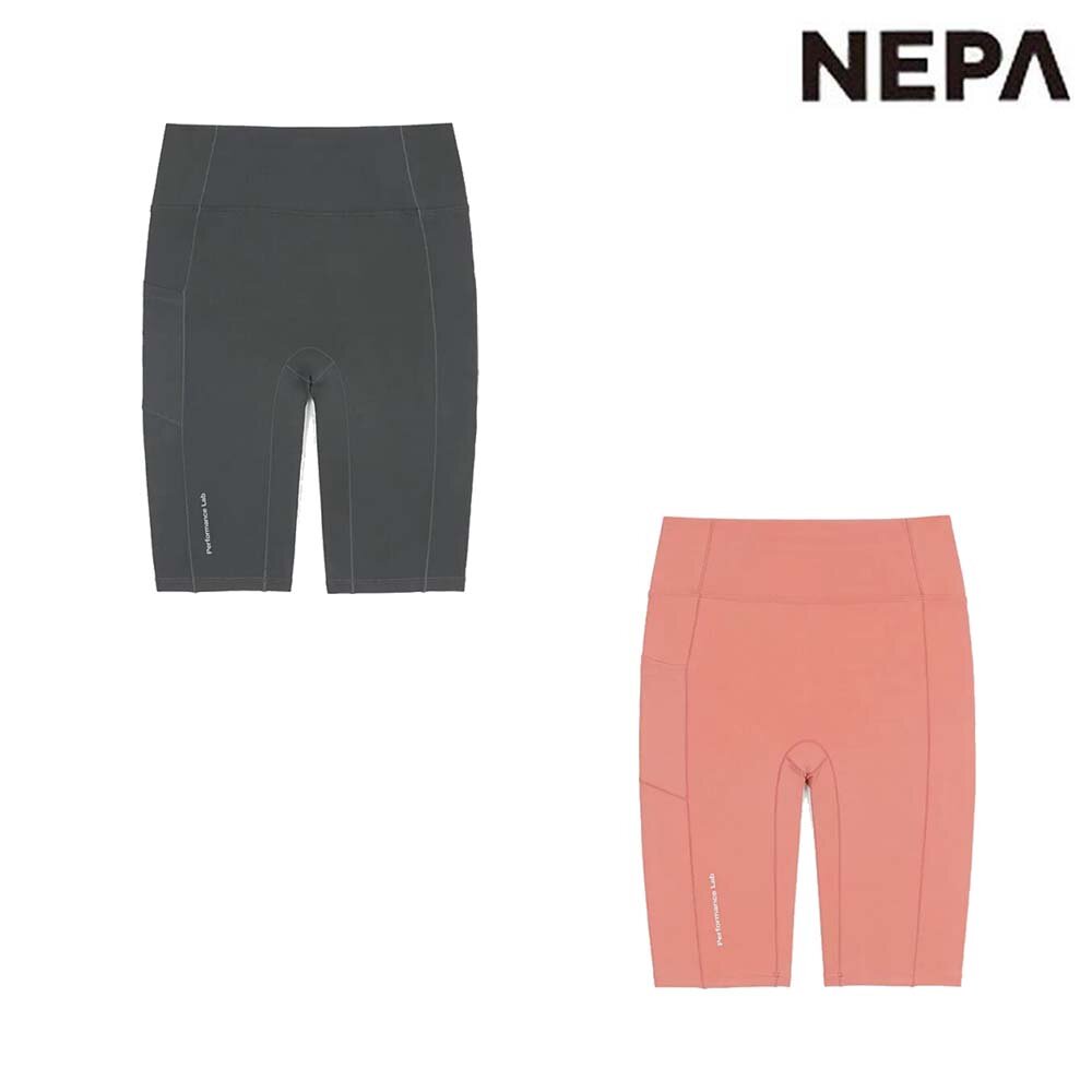 네파(NEPA) [현대백화점] 7L41925 여성 여름 등산 캠핑 트레이닝 냉감 레깅스 반바지 랩 아이스 4부 팬츠 +할인쿠폰
