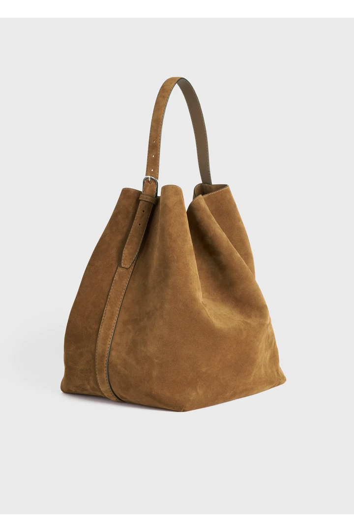 TOTEME 벨티드 토트백 탄의 탄컬러 6번쨰 이미지입니다.