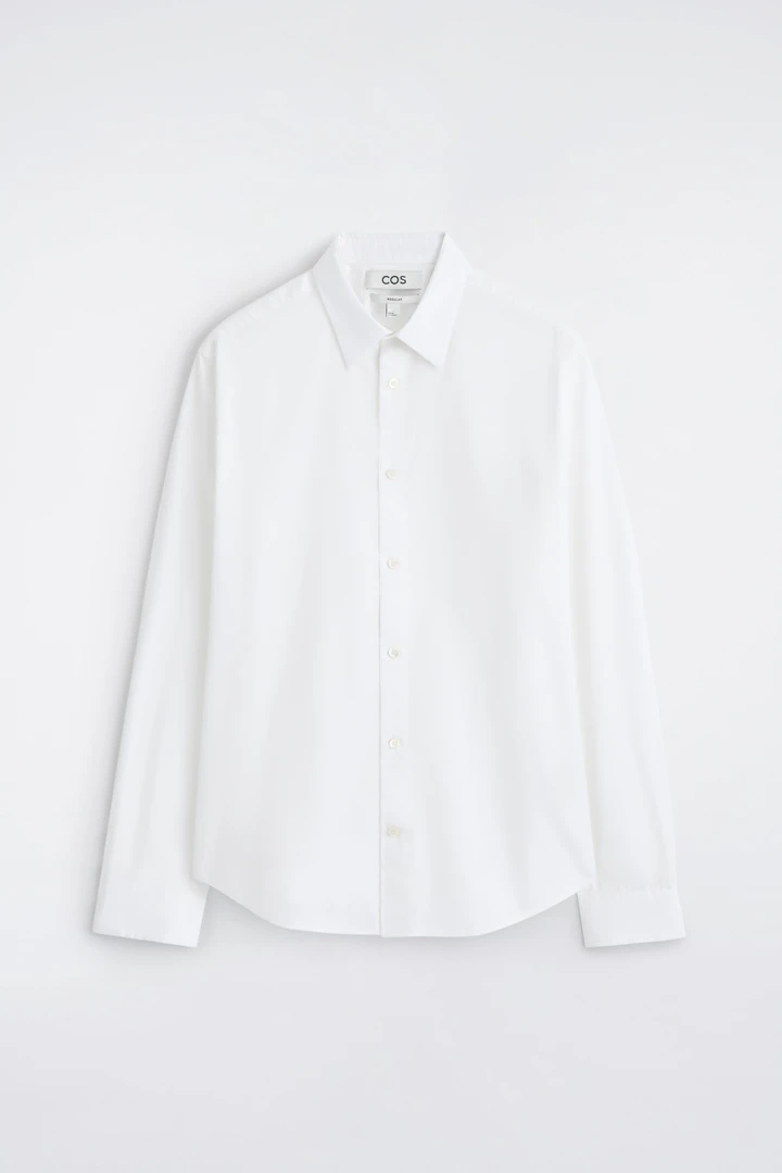 COS default image 33 of 화이트 in 클래식 코튼 셔츠