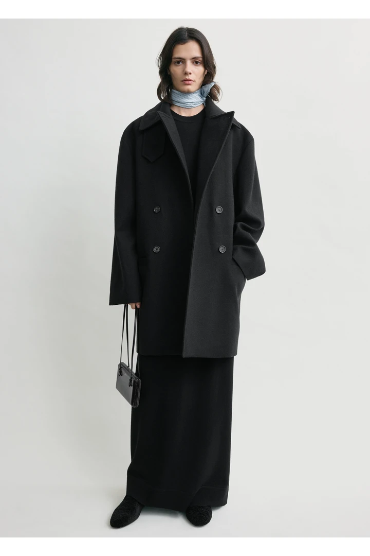 TOTEME default image 12 of 블랙 in 브로드 피코트 블랙