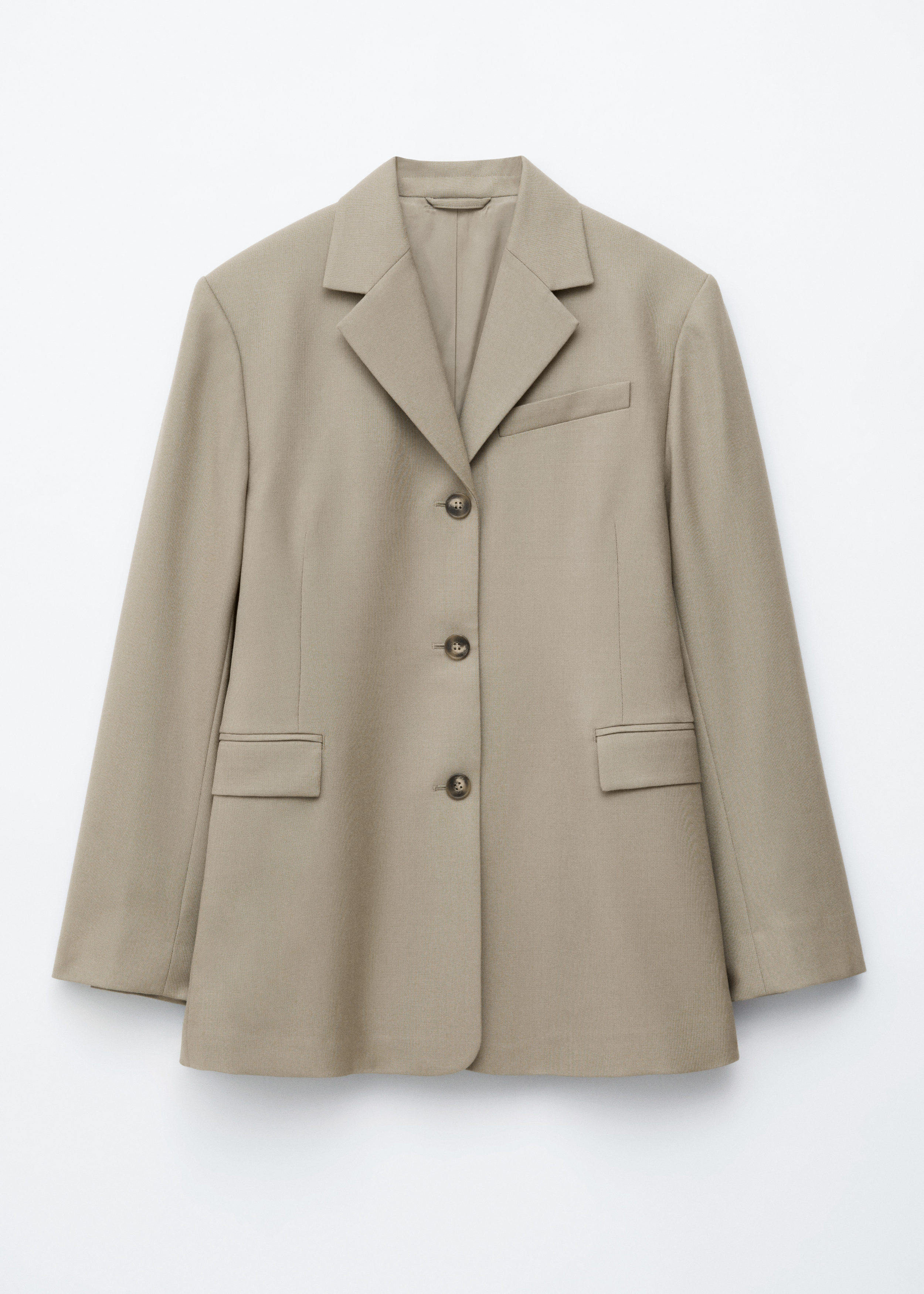 &OS image Style With default 1 of null in 테이퍼드 블레이저