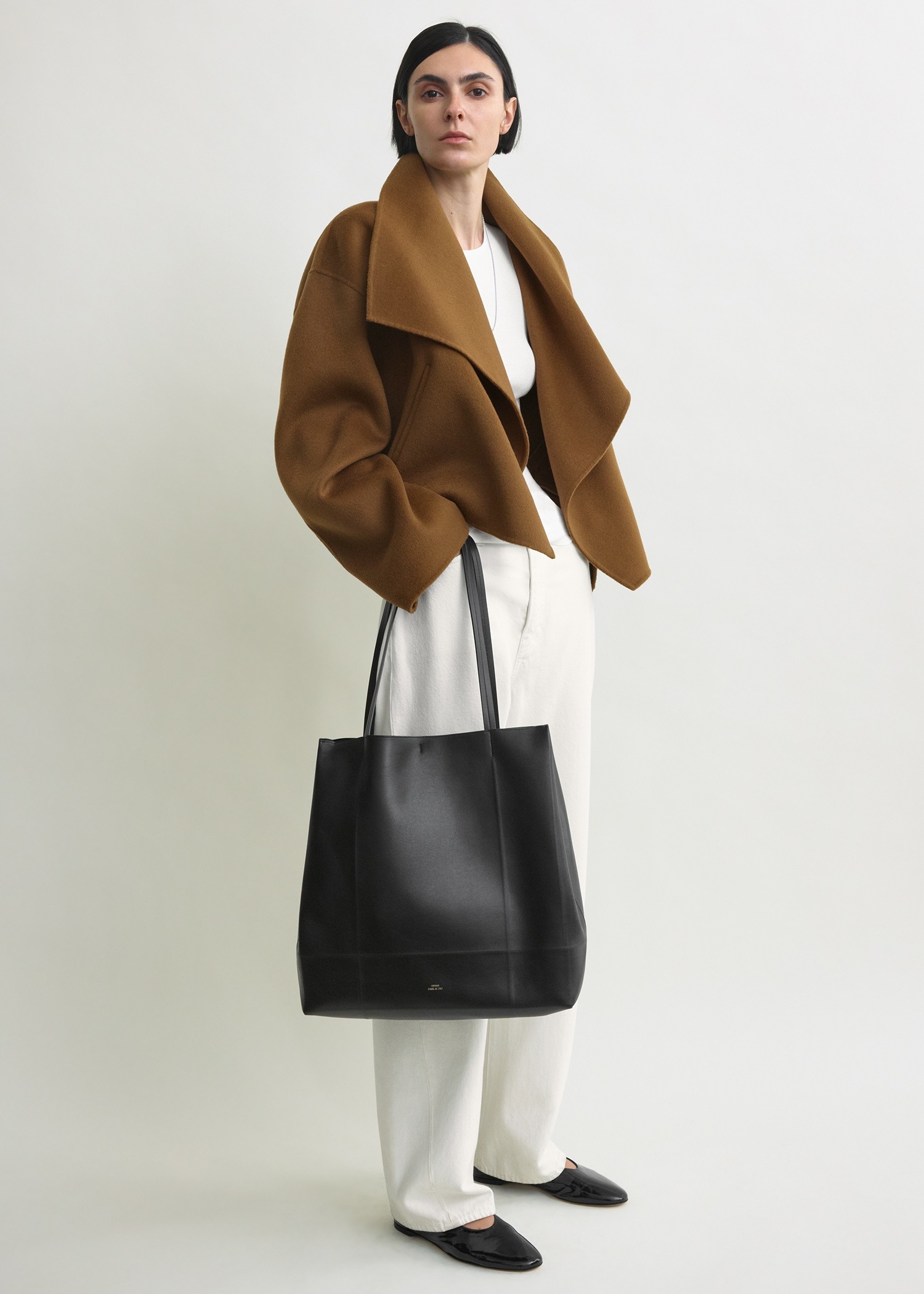 TOTEME default image 4 of 브라운 in 시그니처 더블 재킷 토바코