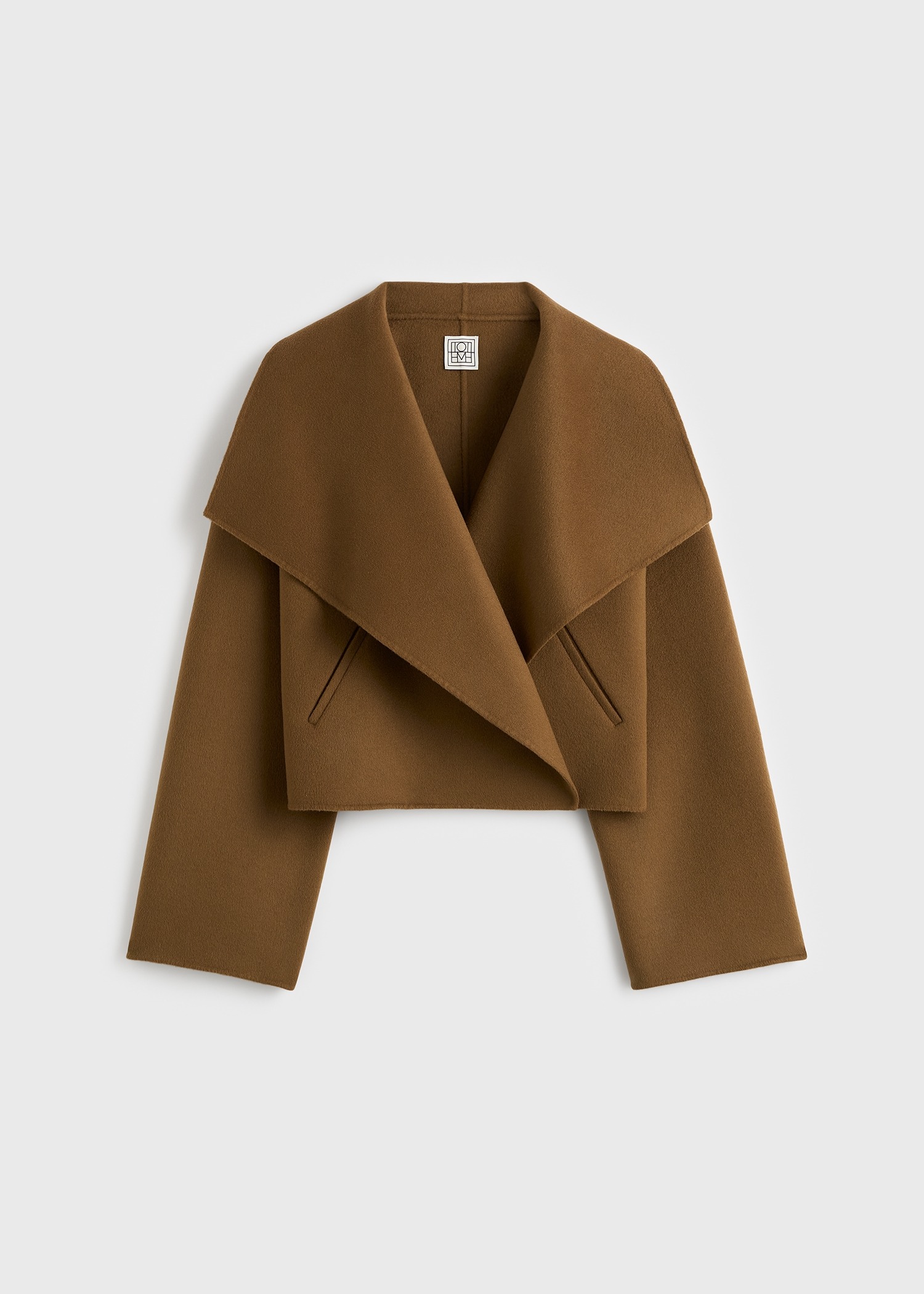 TOTEME default image 11 of 브라운 in 시그니처 더블 재킷 토바코