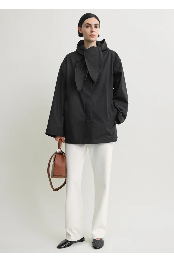 TOTEME default image 7 of 블랙 in 테크니컬 스카프 재킷 블랙