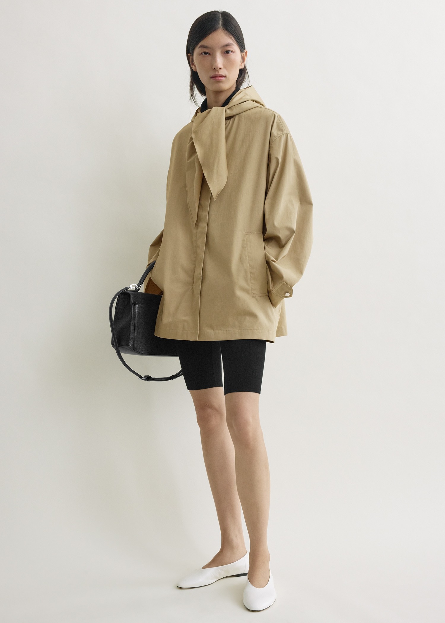 TOTEME default image 8 of 브라운 in 테크니컬 스카프 재킷 캐슈