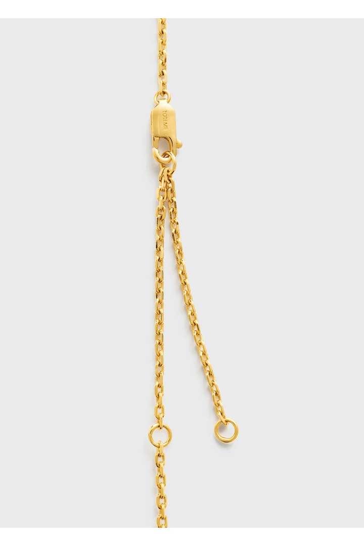 TOTEME 오닉스 드랍 네크리스 블랙/골드의 블랙/골드컬러 6번쨰 이미지입니다.