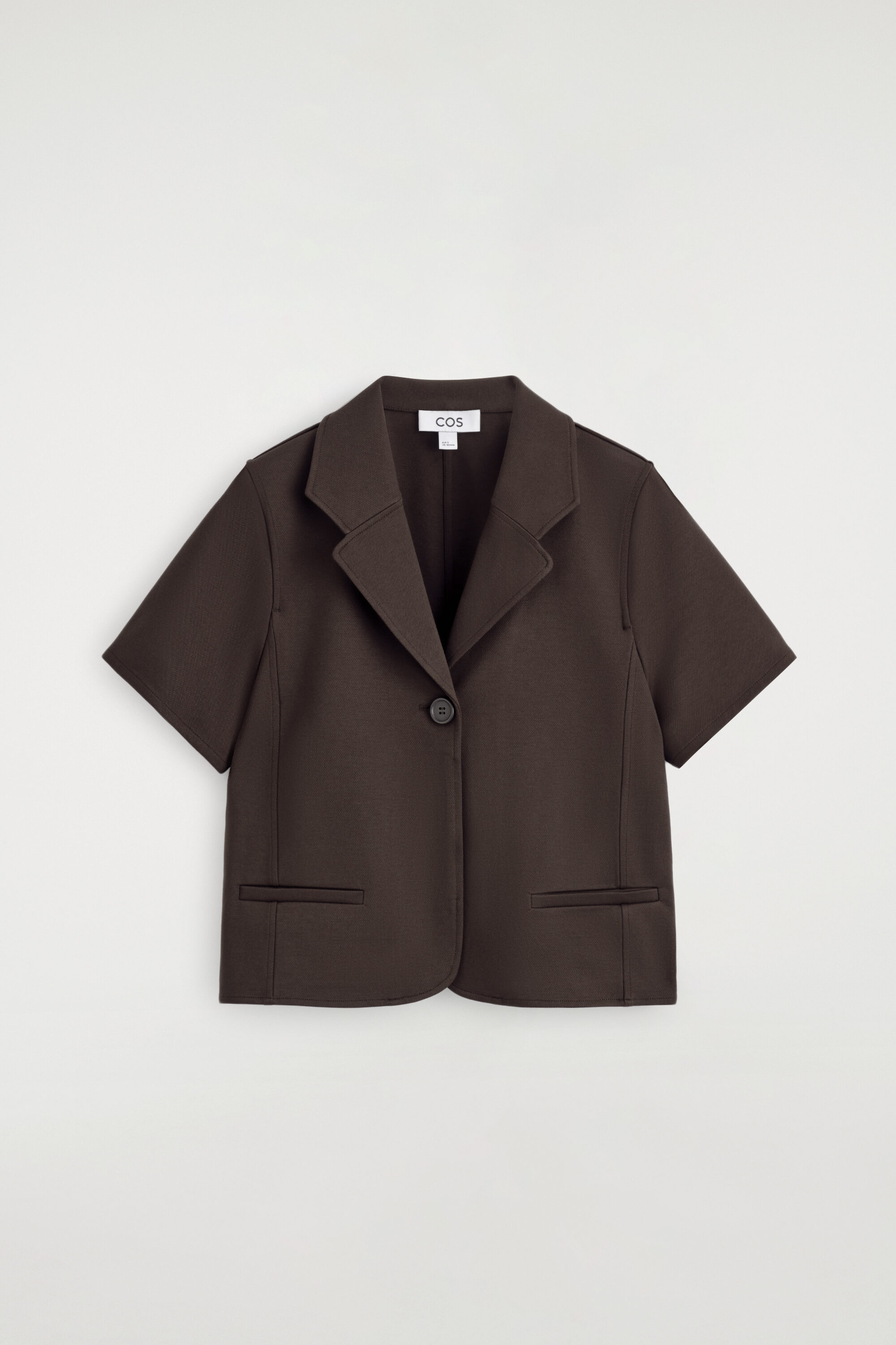 트윌 저지 쇼트 슬리브 블레이저