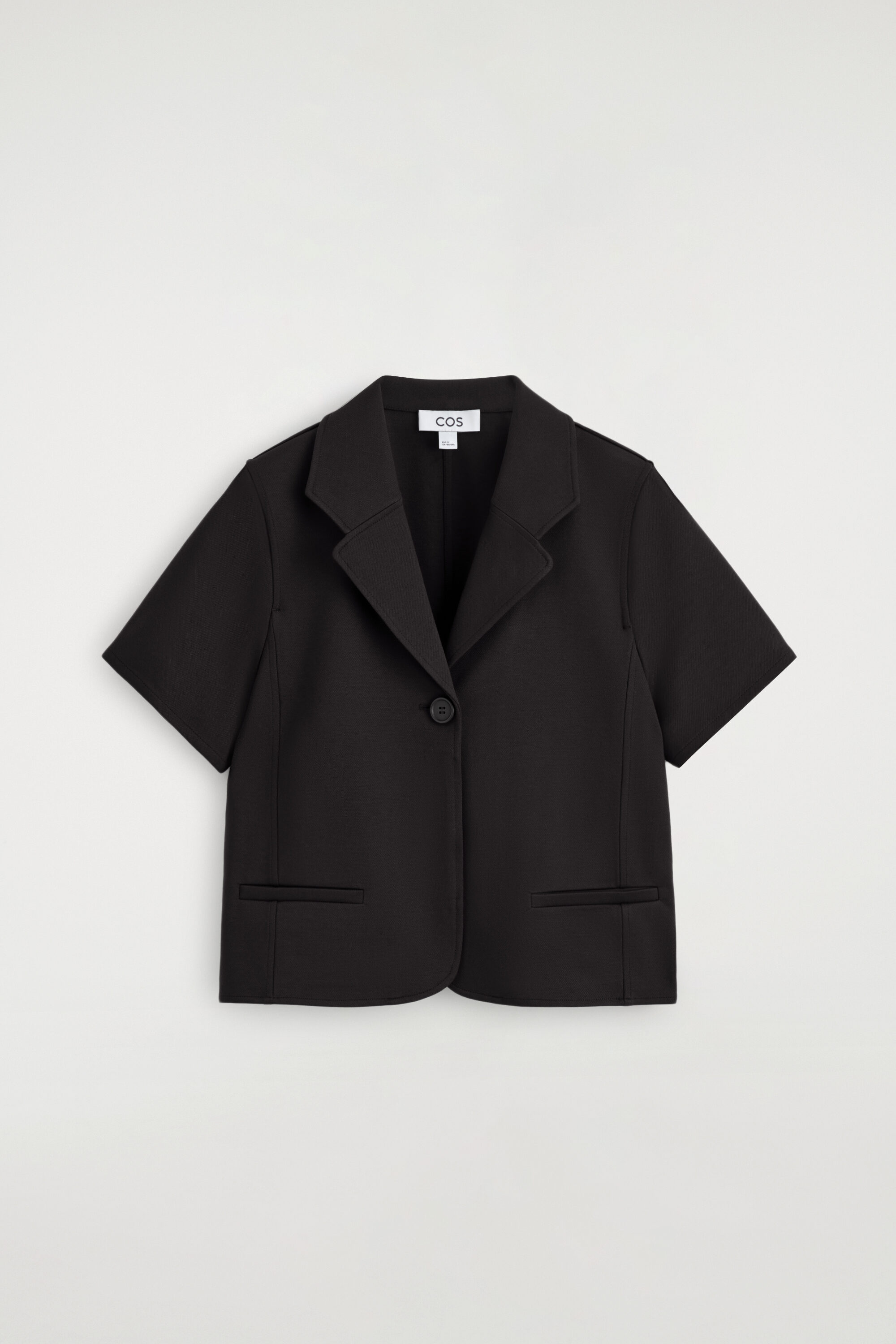 트윌 저지 쇼트 슬리브 블레이저