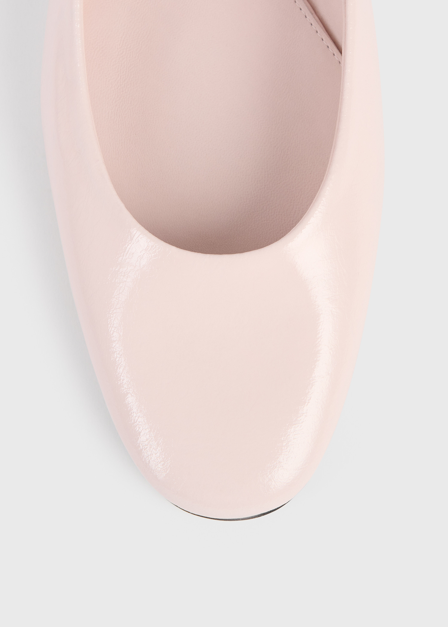 TOTEME 슬링백 나플락 메리 제인스 플라밍고의 플라밍고컬러 4번쨰 이미지입니다.