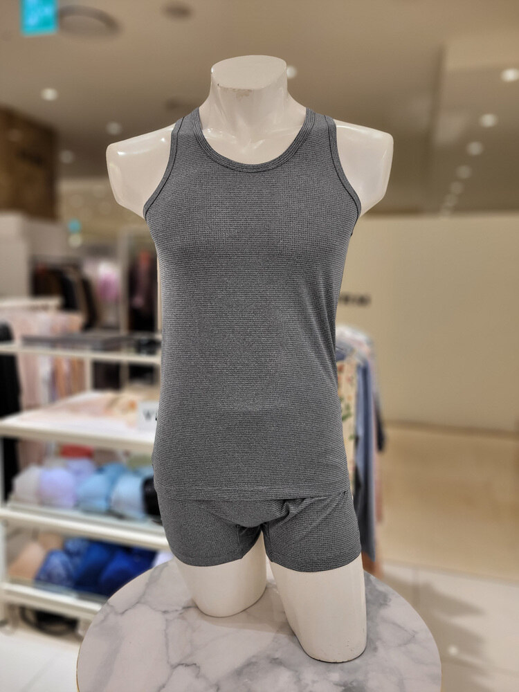 [현대백화점] [H.Point Pay현대백화점카드5%즉시할인~04/05]그레이 습함NO 쾌적 부드러운 신축성 에어로쿨 런닝팬티세트 택1 (RU1699/P) +할인쿠폰