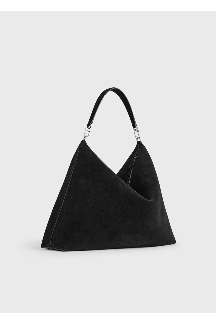 TOTEME 베벨 스웨이드 백 블랙의 블랙컬러 7번쨰 이미지입니다.