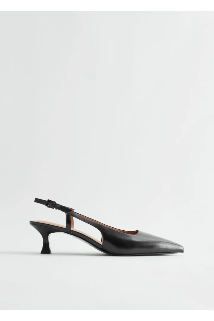 &OS image Style With default 0 of null in 슬링백 레더 펌프스