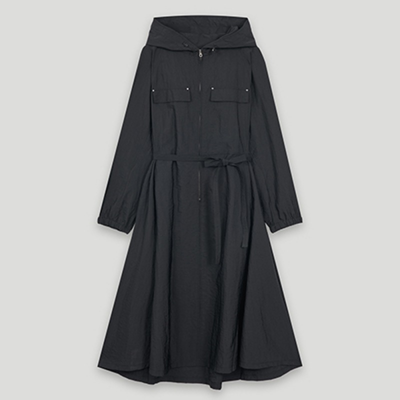 [현대백화점] 후드 풀집업 제천벨트 원피스 (CLA-OP502W2)